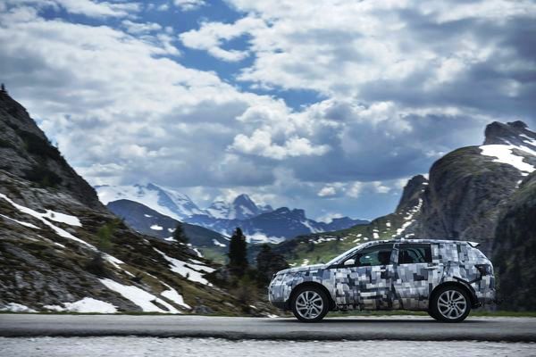 prototipo land rover discovery sport - vigin galactic